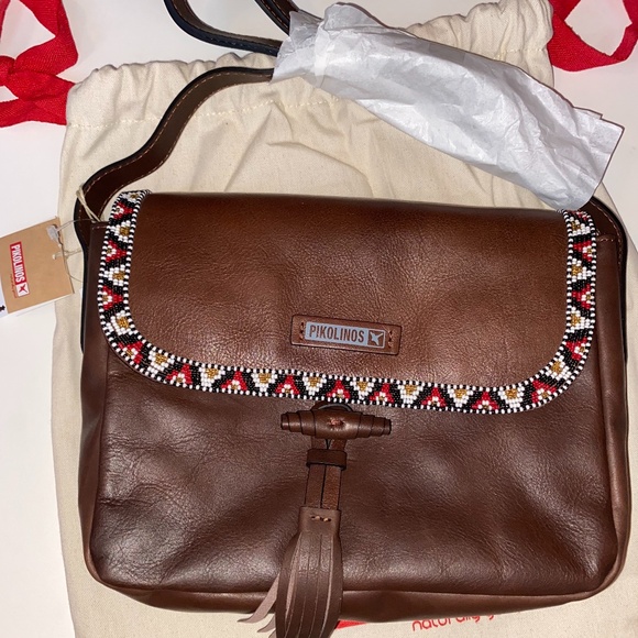 PIKOLINOS Handbags - Pikolinos Porto Beaded Crossbody Bag